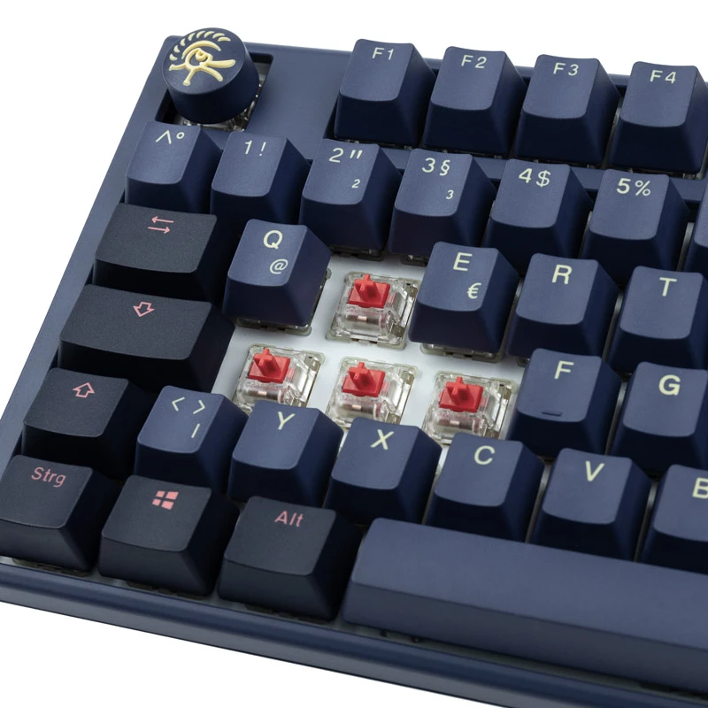 Ducky One 3 TKL klávesnica, Gaming, USB, modrá