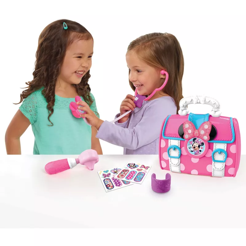 Disney Junior Minnie Mouse Bow-Care sada lekárskych taštičiek, detská hračka do domácnosti