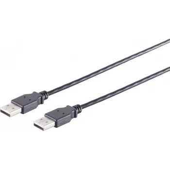USB kábel S/CONN 13-22055 USB 2.0 5 m čierny