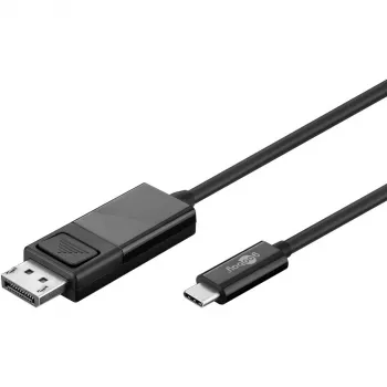 Goobay USB-C na DisplayPort. M/M. čierny