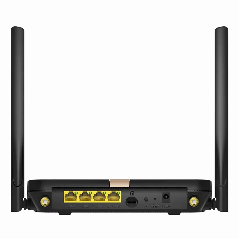 Cudy LT500D bezdrôtový router Fast Ethernet Dual-Band (2,4 GHz / 5 GHz) 4G čierny