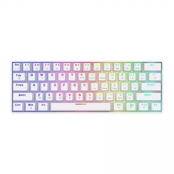 Mechanická klávesnica Whiteout X2, Blue Outemu, Hot Swap Savio Savgk-white