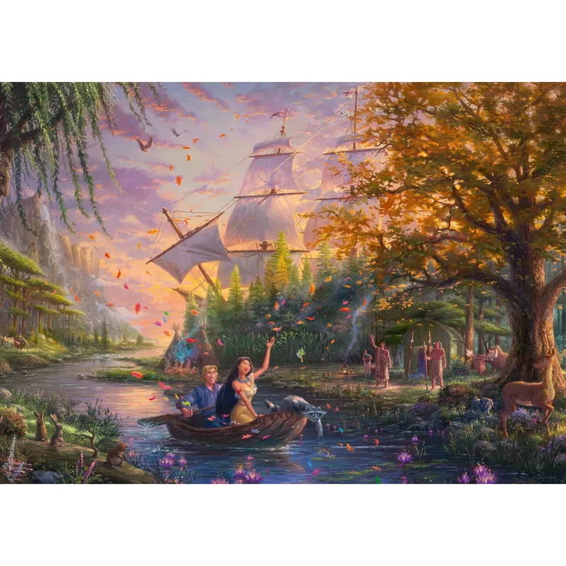 Puzzle Schmidt Spiele Disney Pocahontas 1000 dielikov karikatúry
