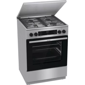 Gorenje GKS6C71XF voľne stojaci sporák s rúrou strieborný