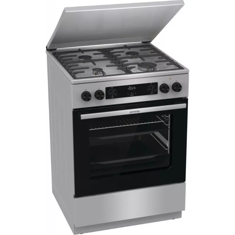 Gorenje GKS6C71XF voľne stojaci sporák s rúrou strieborný