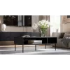 Cama PALAZZO BIS stolík/lavica 110x60x40 matná čierna