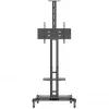 Hagor 8209 HP Twin Stand mobilný podlahový stojan pre displeje 32-55 palcov (81-140 cm), 45 kg, výškovo nastaviteľný, čierny