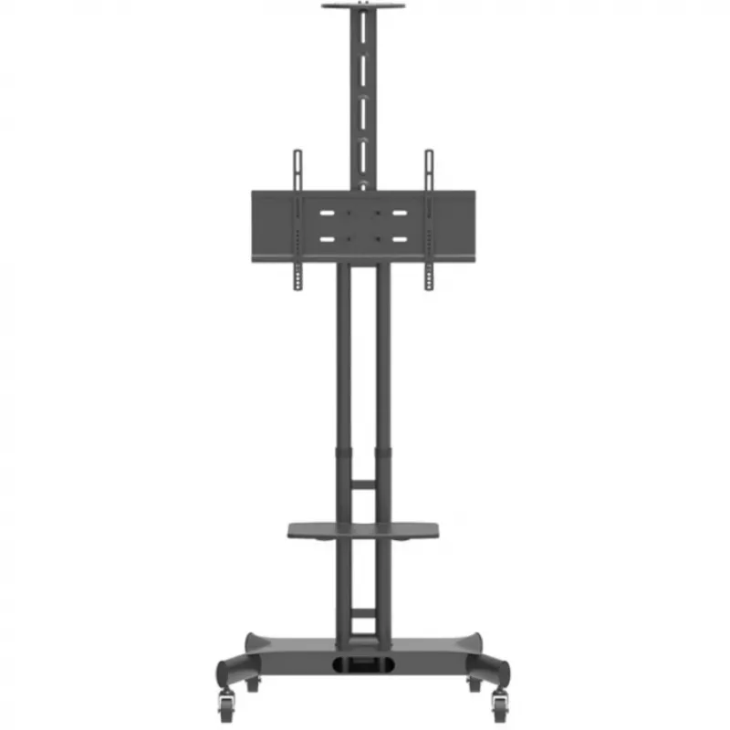 Hagor 8209 HP Twin Stand mobilný podlahový stojan pre displeje 32-55 palcov (81-140 cm), 45 kg, výškovo nastaviteľný, čierny