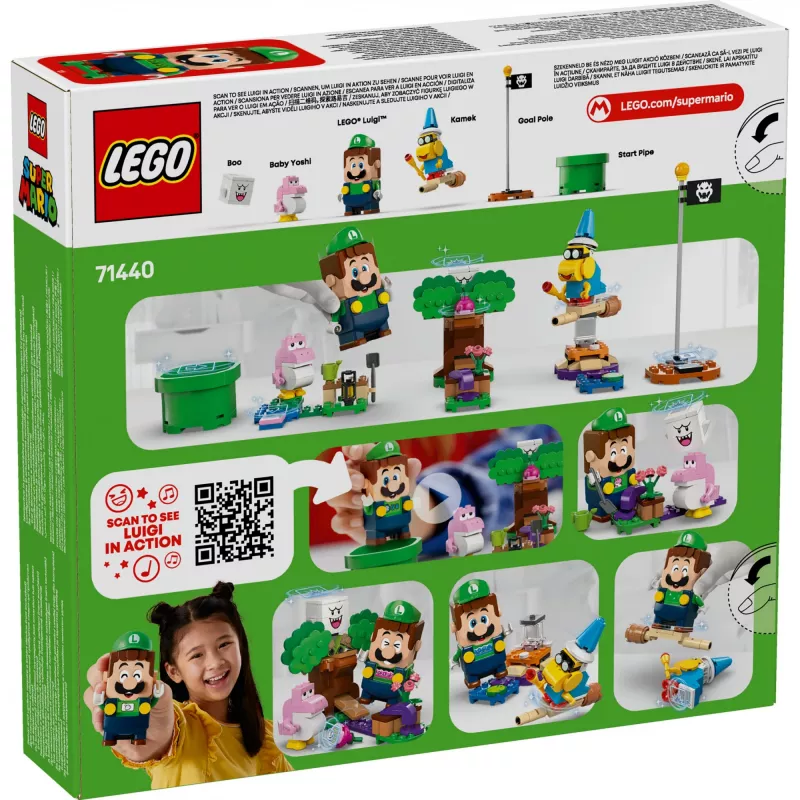 Stavebnica LEGO 71440 Super Mario interaktívna figúrka LEGO Luigi súprava