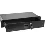Rack zásuvka Omnitronic SN-2 2U so zámkom – 2U výsuvná zásuvka na zariadenia pre 19-palcové racky