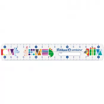 Pravítko Pelikan 811224 150 mm plast viacfarebné