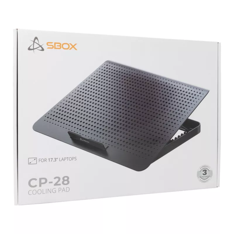 Sbox CP-28 chladiaci podložka pre 17,3-palcové notebooky