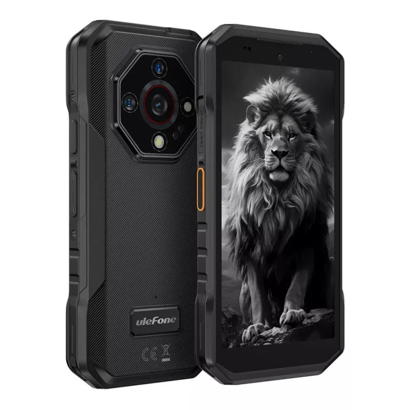 Ulefone Armor X32 Pro 5G smartfón, 5,65 palca, 8 GB RAM, 256 GB, IP69K, Android 14, Future Black