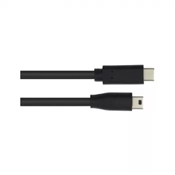 Good Connections USB2.0 kábel C-Mini B 5pin. čierny 5m