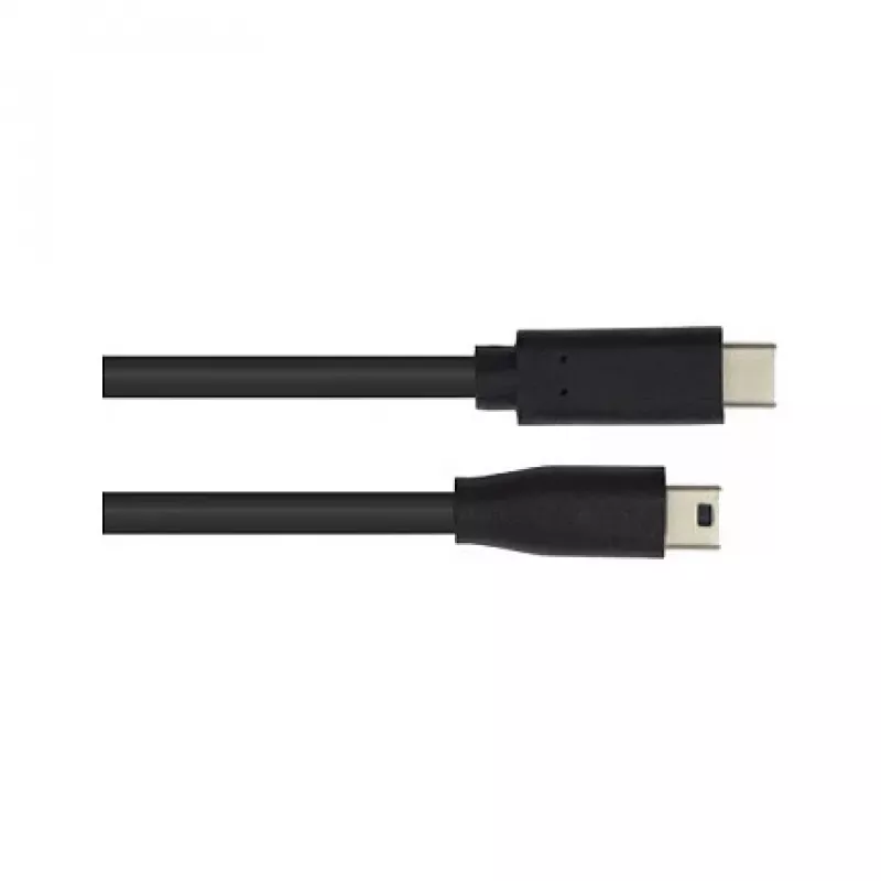 Good Connections USB2.0 kábel C-Mini B 5pin. čierny 5m