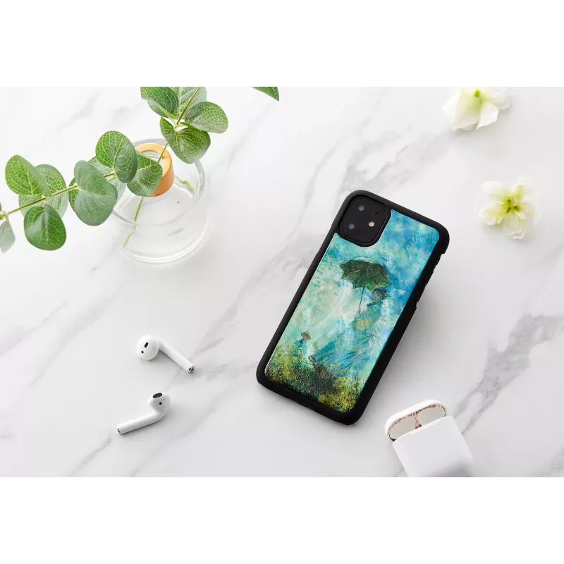 Puzdro na smartfón iKins pre iPhone 11 — čierny Camille dizajn, ochranné puzdro