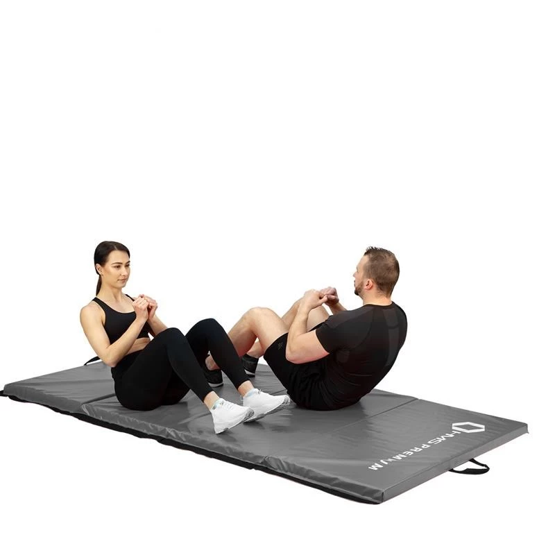 HMS Fitness MGS01 univerzálna tréningová podložka sivá