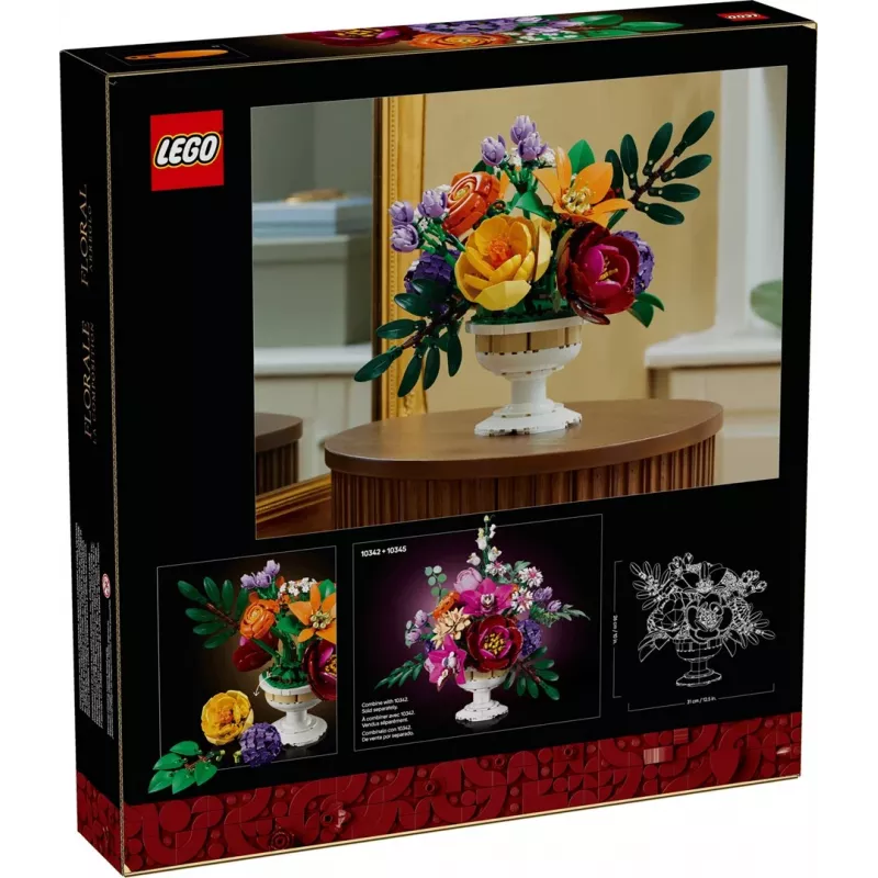 LEGO® Botanicals 10345 - Kvetinová dekorácia
