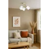 Activejet AJE-EMILY 3P GOLD E27 závesná lampa 3x40W