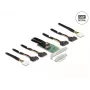 DeLOCK PCI Express 4.0 x16 karta na 4 x SFF-8639 NVMe - Bifurcation - Low Profile formát