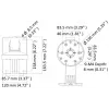 Hikvision DS-1473ZJ-135 príslušenstvo pre bezpečnostné kamery svietidlo