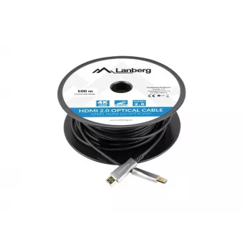HDMI kábel Lanberg CA-HDMI-20FB-1000-BK 100m