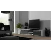 Cama TV stojan SOHO 180 biela/sivá lesklá