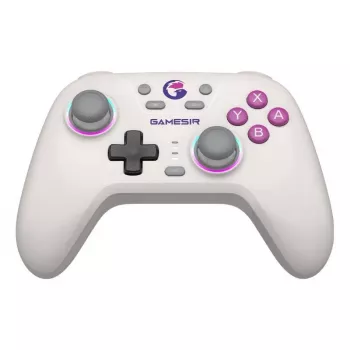 GameSir T4n bezdrôtový ovládač biely — Bluetooth, ergonomický dizajn