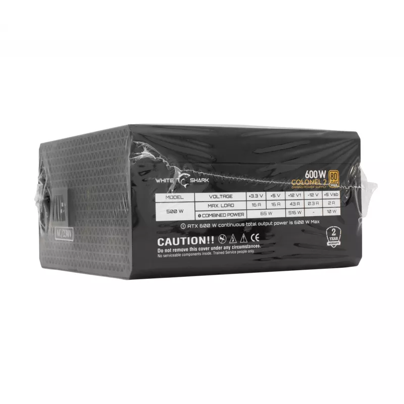 Napájací zdroj White Shark GPSU-B600S Colonel-2 600W