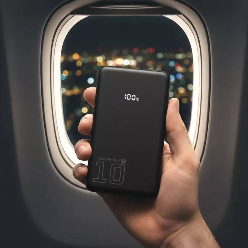 Prenosná powerbanka everActive EB-11QB 10 000 mAh, 2× USB-C 20W (QC4.0)
