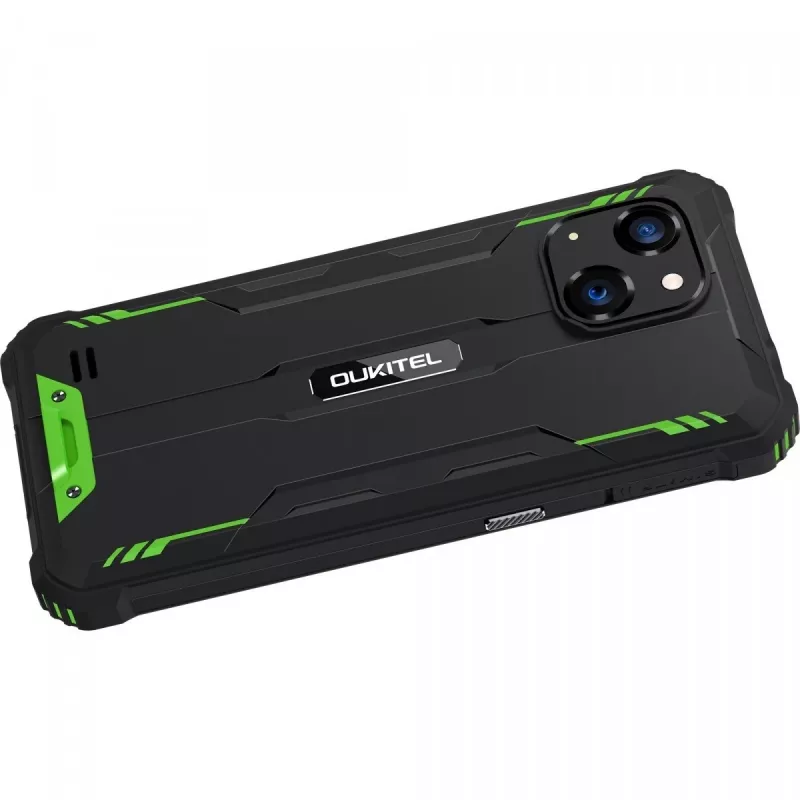 Oukitel G2 4G smartfón, 6 palcov, 4/64 GB, 6300 mAh, IP69K, Dual SIM, Android 14, zelený (bez nabíjačky)