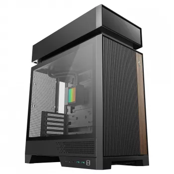 Skriňa desktop PC DeepCool CL6600 čierna — podporuje ATX/PS2/SFX/SFX-L napájacie zdroje, 140 mm predný ventilátor, 120/140 mm hore/vzadu, 2,5/3,5 palcové disky
