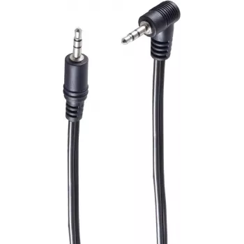 Audio kábel ShiverPeaks BS30817 1,5 m 3,5 mm konektor samec na konektor samec čierny