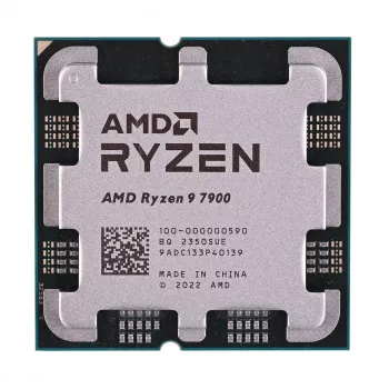 Procesor AMD Ryzen 9 7900 12C/24T, 3,7-5,4 GHz, 64 MB, 65 W, AM5