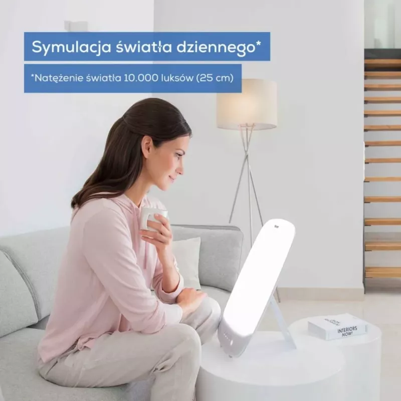 Beurer TL 85 lampa denného svetla, 14000 luxov, LED, bez blikania, bez UV, časovač, biela