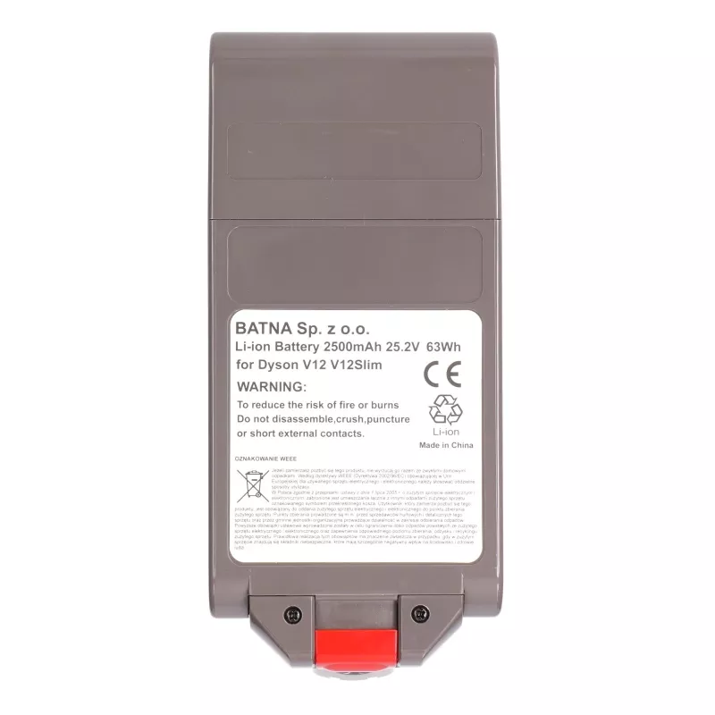 Batéria pre Dyson vysávač V12, 25,2V 2500mAh