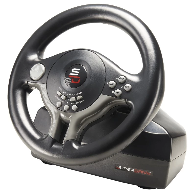 Volant + pedále Subsonic SV200 čierna sivá USB 180° rotácia