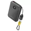 Powerbank Vention FKAB0-C 10000 mAh, 2× USB-C + 1× USB-A, 22,5 W, čierna