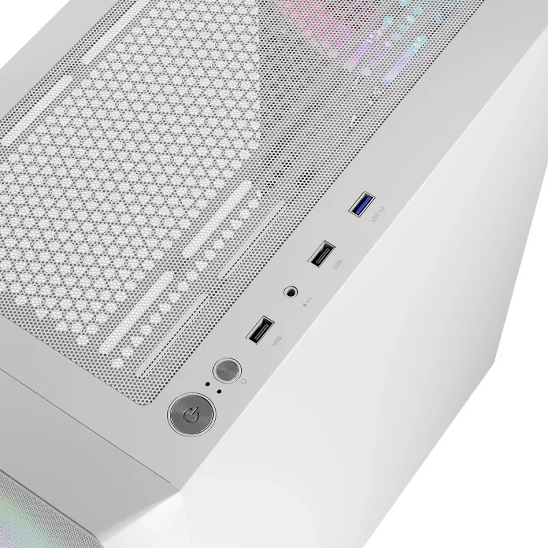 Logic PORTOS ARGB MINIDI USB 3.0 skriňa biela