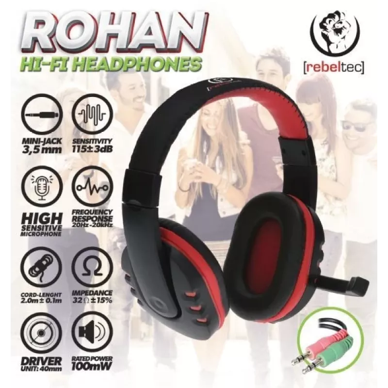 Slúchadlá Rebeltec Rohan RBLSLU00032