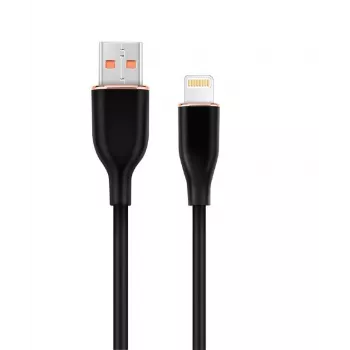 USB-A na Lightning kábel Gembird CC-USB2S-AM8PM-1.5M-BK — USB 2.0, 1,5 m