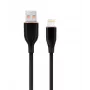 USB-A na Lightning kábel Gembird CC-USB2S-AM8PM-1.5M-BK — USB 2.0, 1,5 m