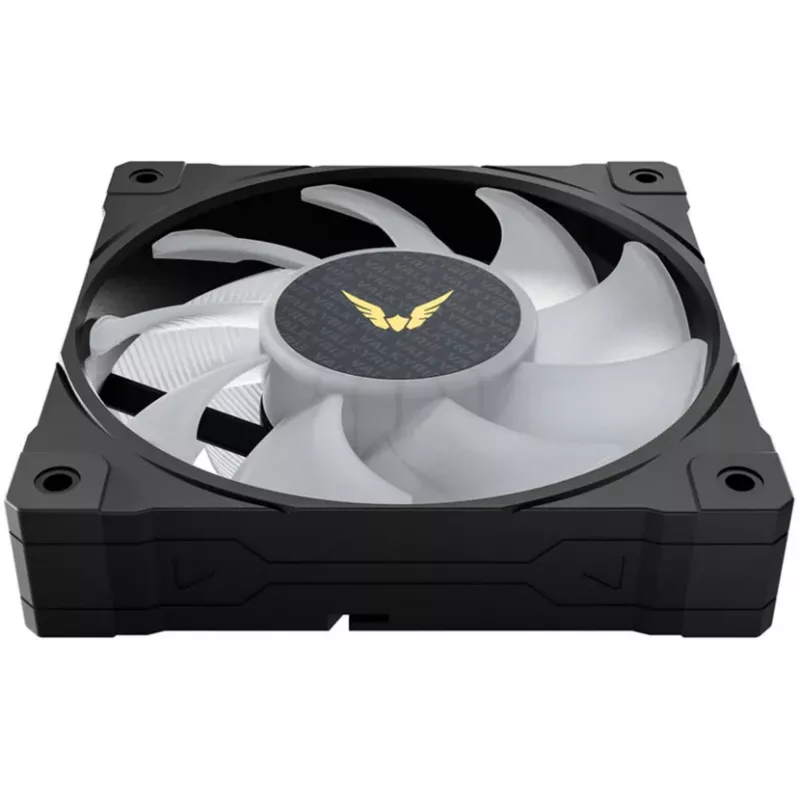 Skriňový ventilátor Valkyrie VK-FANB12FB 120 mm ARGB, 120×25 mm, kompatibilný s PWM