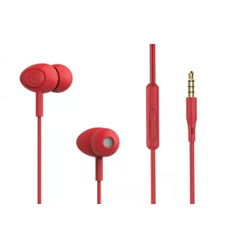 In-ear slúchadlá Tellur Basic Gamma káblové červené