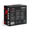 SAVIO BLADE X1 sada ventilátorov, 3 x 120 mm, 4-pinový PWM, čierna