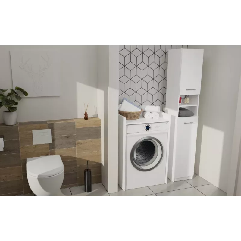 Top e shop POLA skrinka do práčovne pre práčku – biela