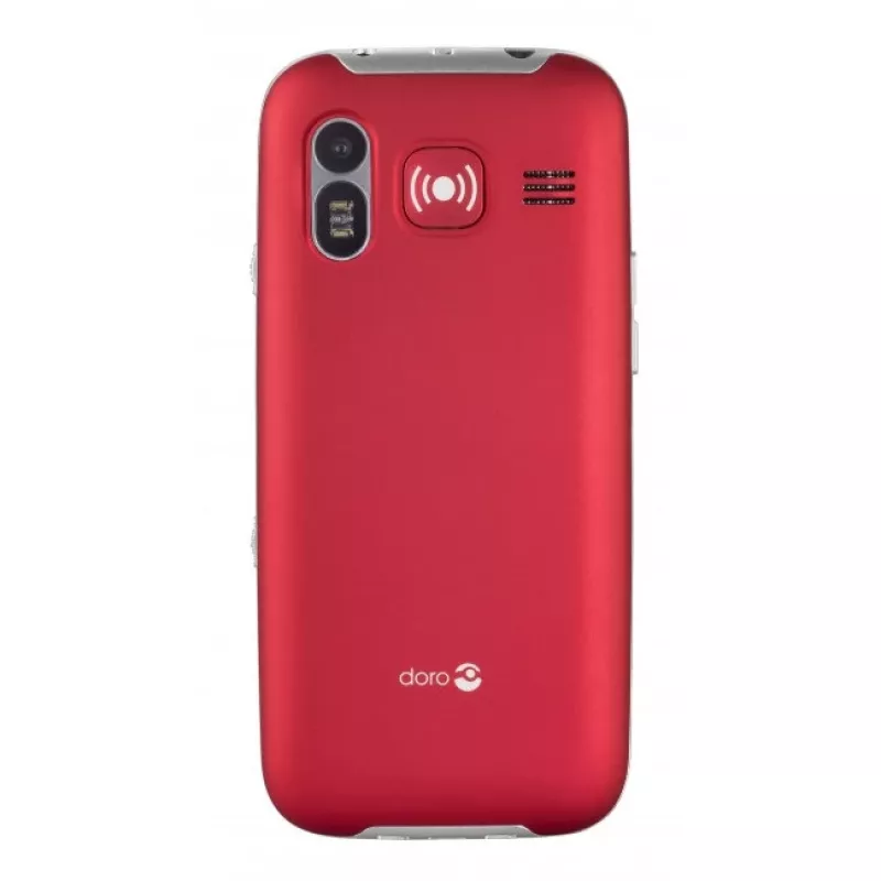 Doro Primo 368 mobilný telefón, 2,3 palca, 3 MP, 1000 mAh, červený