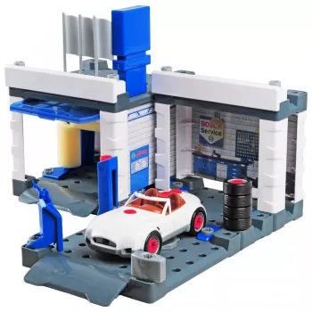 Bosch servisná stanica s autom a umývacou linkou