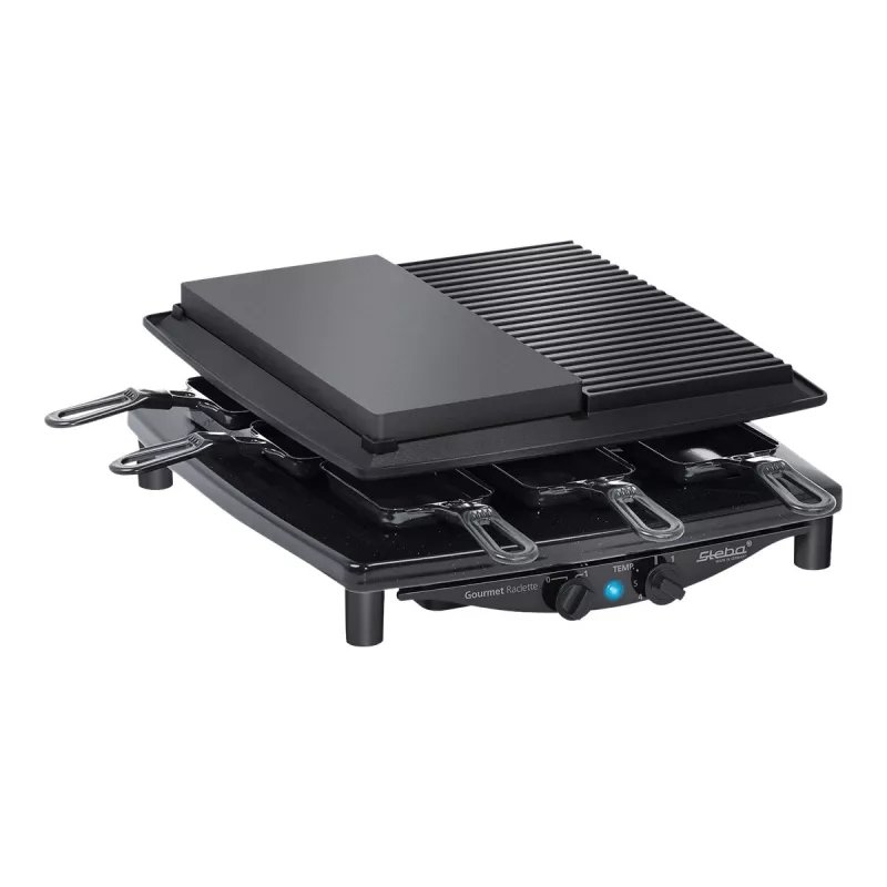 Steba RC 4 Plus Deluxe raklet gril, čierny