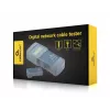 Sieťový tester káblov GEMBIRD NCT-31 — tester kontinuity s LCD, podpora RJ-11/RJ-12/RJ-45, čierny